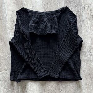 Old Navy Black Cowl Neck Sweater